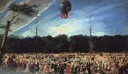 Antonio  Carnicero Balloon Ascent at Aranjuez USA oil painting reproduction